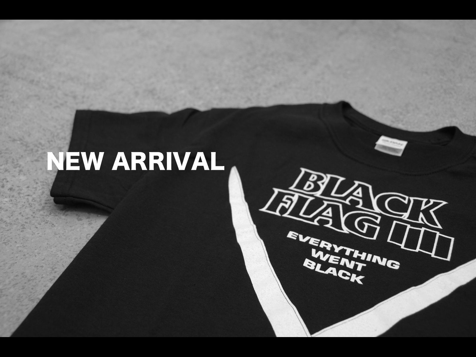 NEW ARRIVAL – BLACK FLAG T-SHIRTS