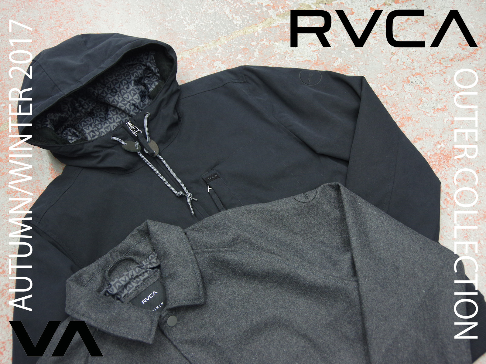 NEW ARRIVALS – RVCA AUTUMN/WINTER 2017 OUTER COLLECTION