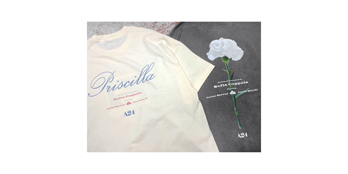 ソフィア・コッポラ×A24 “PRISCILLA”のオフィシャルアイテムが入荷致し 